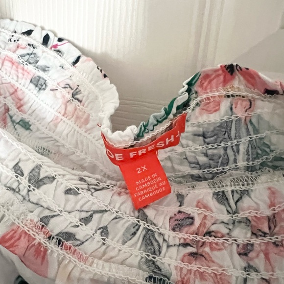 Joe Fresh Multicolor Floral Top - Picture 9 of 11